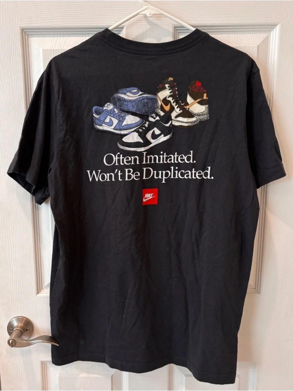 Nike Black Tee with Dunk‎ Shoe Graphic